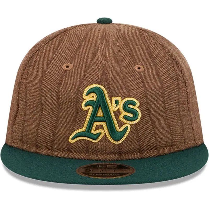 sapkak-lapos-barna-allithato-9fifty-retro-crown-wool-pinstripe-oakland-athletics-mlb-new-era