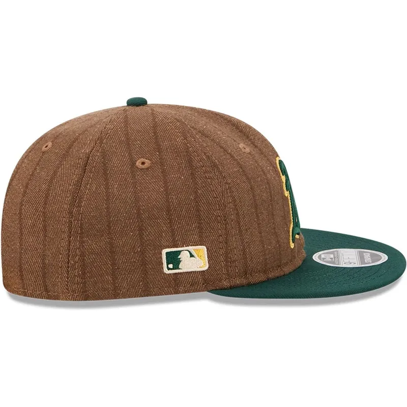 sapkak-lapos-barna-allithato-9fifty-retro-crown-wool-pinstripe-oakland-athletics-mlb-new-era