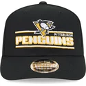 gorra-curva-negra-snapback-9seventy-stretch-snap-stated-de-pittsburgh-penguins-nhl-de-new-era