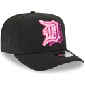 svart-bojd-snapbackkeps-9fifty-a-frame-neon-detroit-tigers-mlb-fran-new-era