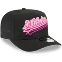 new-era-curved-brim-9fifty-a-frame-neon-oakland-athletics-mlb-black-snapback-cap
