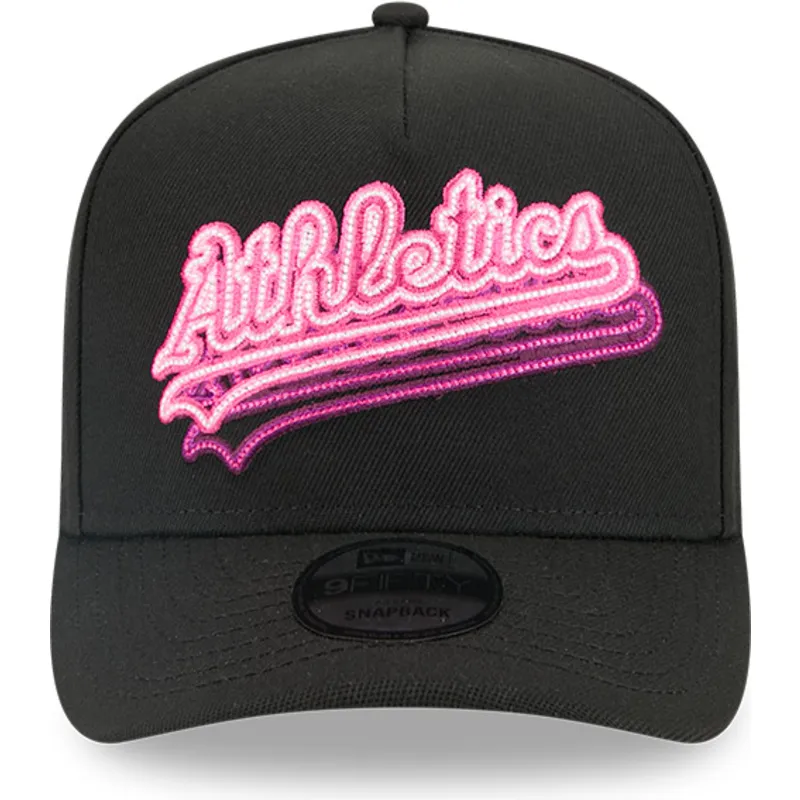 sapkak-ivelt-fekete-snapback-9fifty-a-frame-neon-oakland-athletics-mlb-new-era