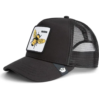 Schwarze Trucker-Kappe Queen Bee Biene von Goorin Bros.