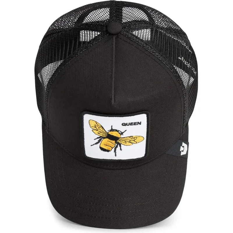 schwarze-trucker-kappe-biene-queen-bee-von-goorin-bros