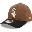sapkak-ivelt-barna-allithato-9twenty-a-frame-wool-pinstripe-chicago-white-sox-mlb-new-era