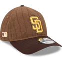 sapkak-ivelt-barna-allithato-9twenty-a-frame-wool-pinstripe-san-diego-padres-mlb-new-era