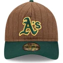 sapkak-ivelt-barna-allithato-9twenty-a-frame-wool-pinstripe-oakland-athletics-mlb-new-era