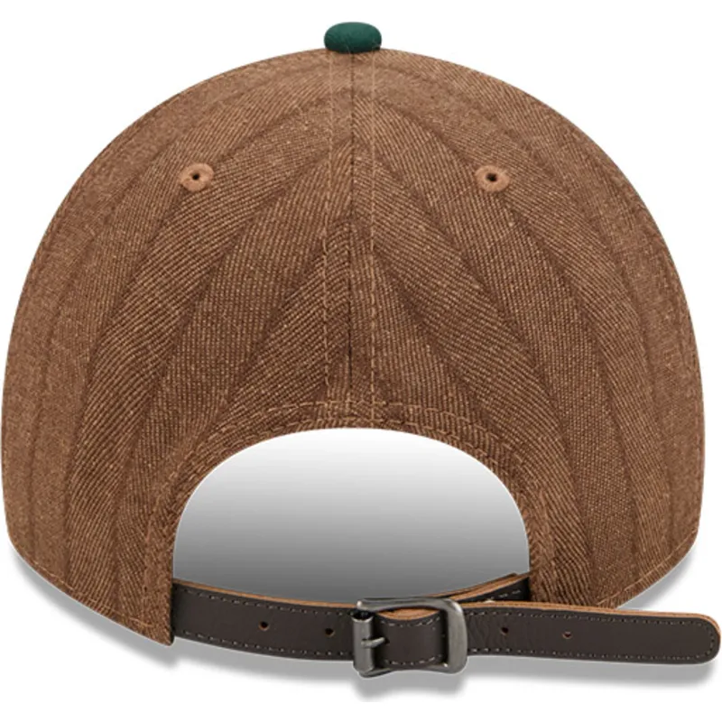 sapkak-ivelt-barna-allithato-9twenty-a-frame-wool-pinstripe-oakland-athletics-mlb-new-era