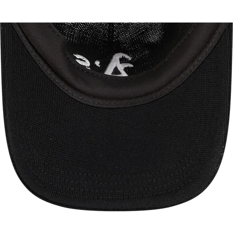 schwarze-verstellbare-gebogene-kappe-9twenty-merino-wool-oakland-athletics-mlb-von-new-era