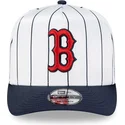 gorra-curva-blanca-y-azul-marino-snapback-9fifty-a-frame-satin-pinstripe-de-boston-red-sox-mlb-de-new-era