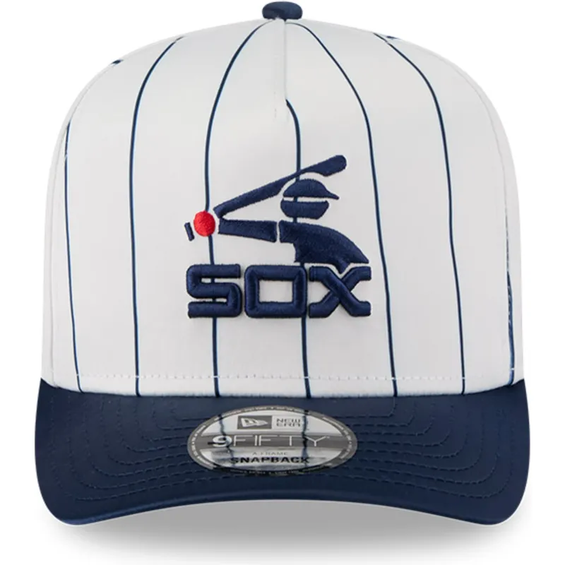 sapkak-ivelt-feher-snapback-9fifty-a-frame-satin-pinstripe-chicago-white-sox-mlb-new-era