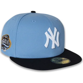 Sapkák lapos kék illesztett 59FIFTY World Series 2003 Side Patch New York Yankees MLB New Era