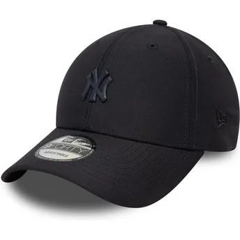 Marineblaue verstellbare Curved Cap 9FORTY Pin der New York Yankees MLB von New Era