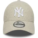gorra-curva-beige-snapback-9forty-melton-wool-de-new-york-yankees-mlb-de-new-era