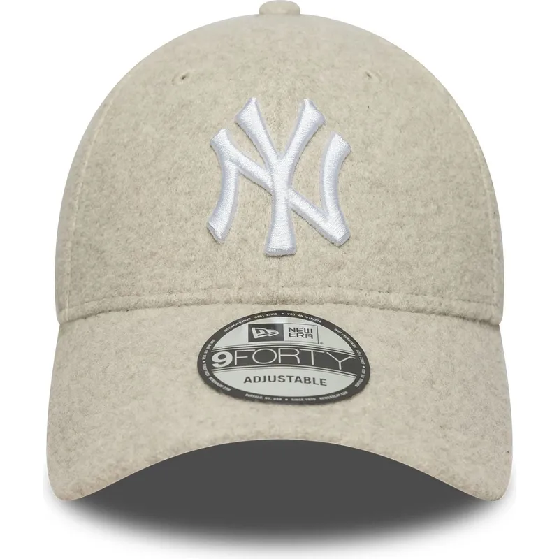 beige-gebogene-snapback-kappe-9forty-melton-wool-new-york-yankees-mlb-von-new-era