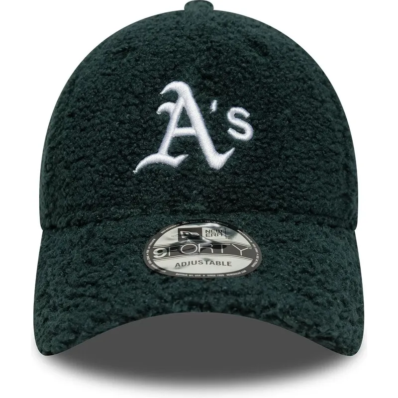 cap-ivelt-zelen-reguliruema-lenta-9forty-winter-borg-oakland-athletics-mlb-new-era