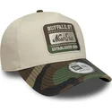 beige-und-camouflage-snapback-9forty-e-frame-camo-patch-kappe-von-new-era