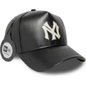 sapkak-ivelt-fekete-allithato-9forty-e-frame-img-leather-new-york-yankees-mlb-new-era