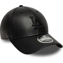 gorra-curva-negra-snapback-con-logo-negro-9forty-m-crown-pu-de-los-angeles-dodgers-mlb-de-new-era