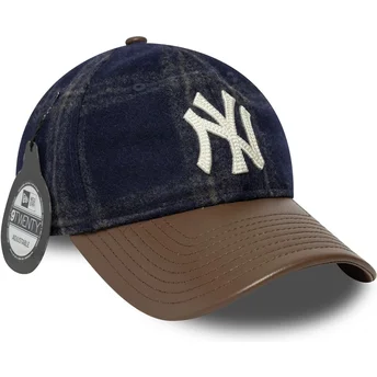 Sapkák ívelt többszínű állítható 9TWENTY Img Loden Leather New York Yankees MLB New Era