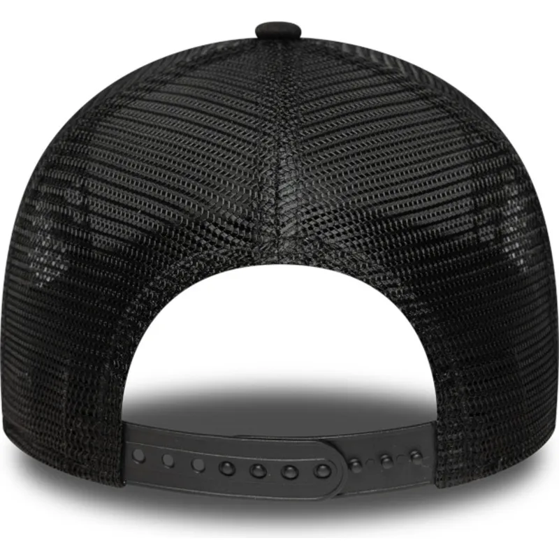 schwarze-trucker-cap-mit-grunem-logo-a-frame-league-essential-der-new-york-yankees-mlb-von-new-era