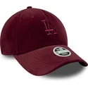 sapkak-ivelt-piros-allithato-9forty-velour-los-angeles-dodgers-mlb-new-era