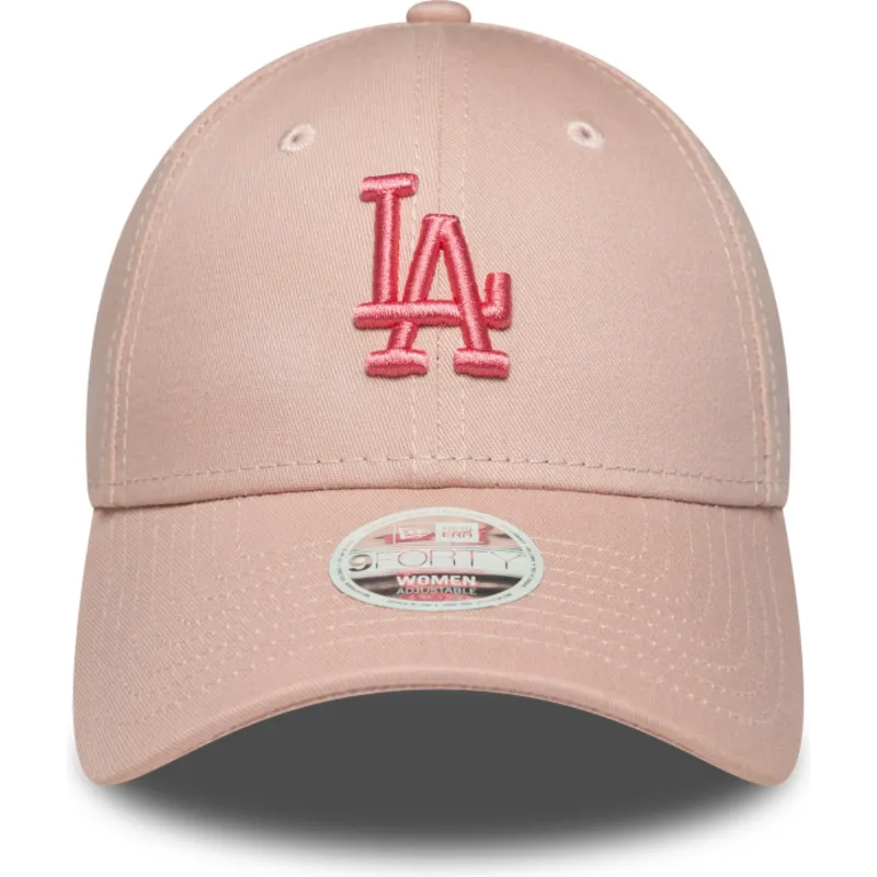 sapkak-ivelt-rozsaszin-allithato-9forty-league-essential-los-angeles-dodgers-mlb-new-era