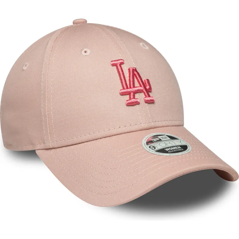 sapkak-ivelt-rozsaszin-allithato-9forty-league-essential-los-angeles-dodgers-mlb-new-era