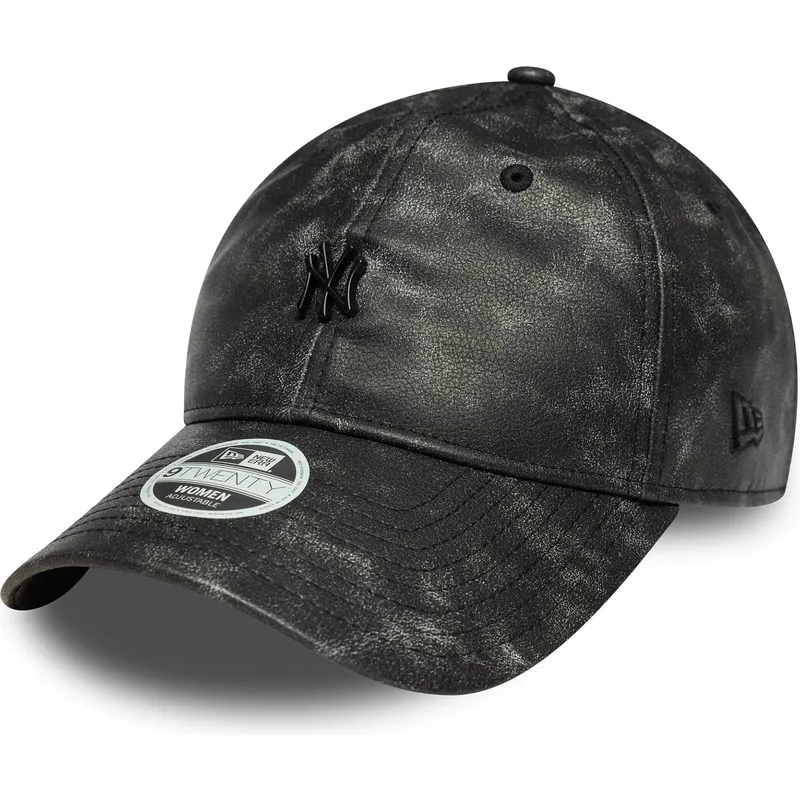 sapkak-ivelt-fekete-allithato-9twenty-worn-pu-new-york-yankees-mlb-new-era