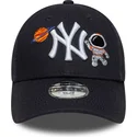new-era-mlb-new-york-yankees-9forty-space-icon-verstellbare-kinder-kappe-in-marineblau