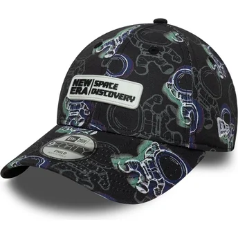 Cap ívelt черен регулируема лента gyereknek 9FORTY New Era