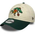 beige-grune-verstellbare-kinderkappe-9twenty-mascot-von-new-era