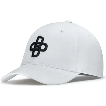 Justerbar vit böjd keps Baseball Peach OBL042 från Oblack