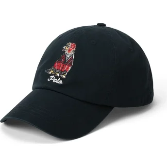 Gorra curva negra ajustable Classic Sport Dog de Polo Ralph Lauren