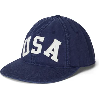 Cap lapos тъмносин регулируема лента Polo Ralph Lauren