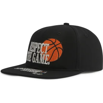 Gorra plana negra snapback Respect The Game Slogan de AND1