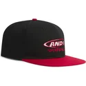and1-snapback-kappe-mit-flachem-schirm-in-schwarz-und-rot-graffiti-logo