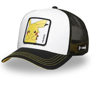 Sapkák ívelt fekete snapback PKM6 ELE Pikachu Pokémon Capslab