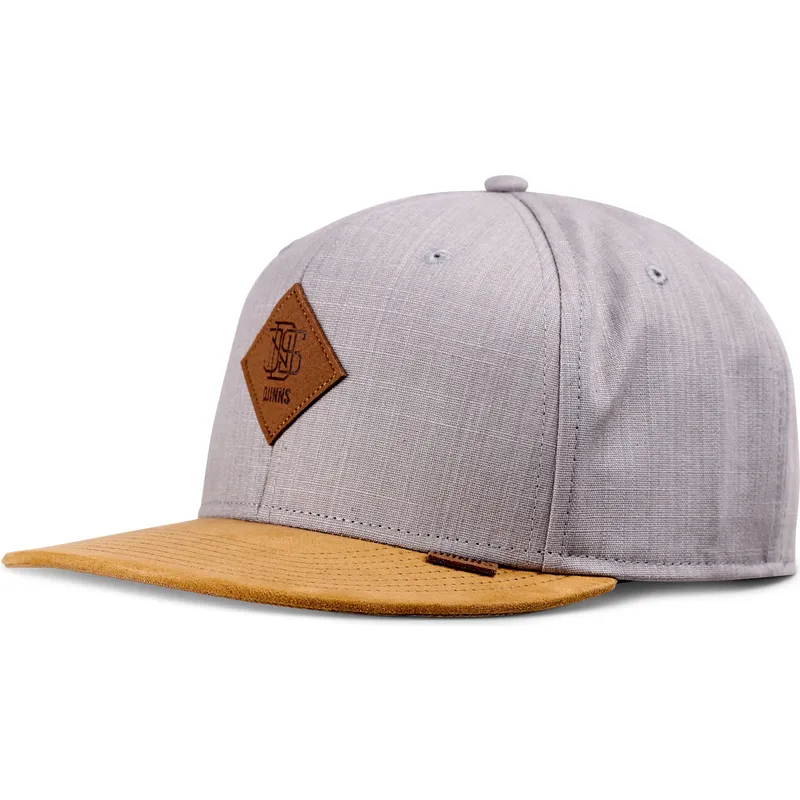 graue-und-braune-flatcap-snapback-linen-2015-von-djinns