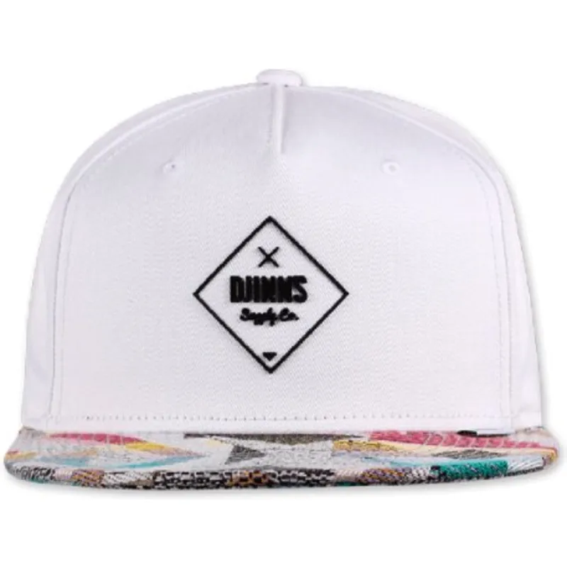 sapkak-lapos-feher-snapback-rubber-aztek-djinns