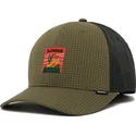 grune-und-schwarze-verstellbare-curved-cap-truefit-resting-man-von-djinns