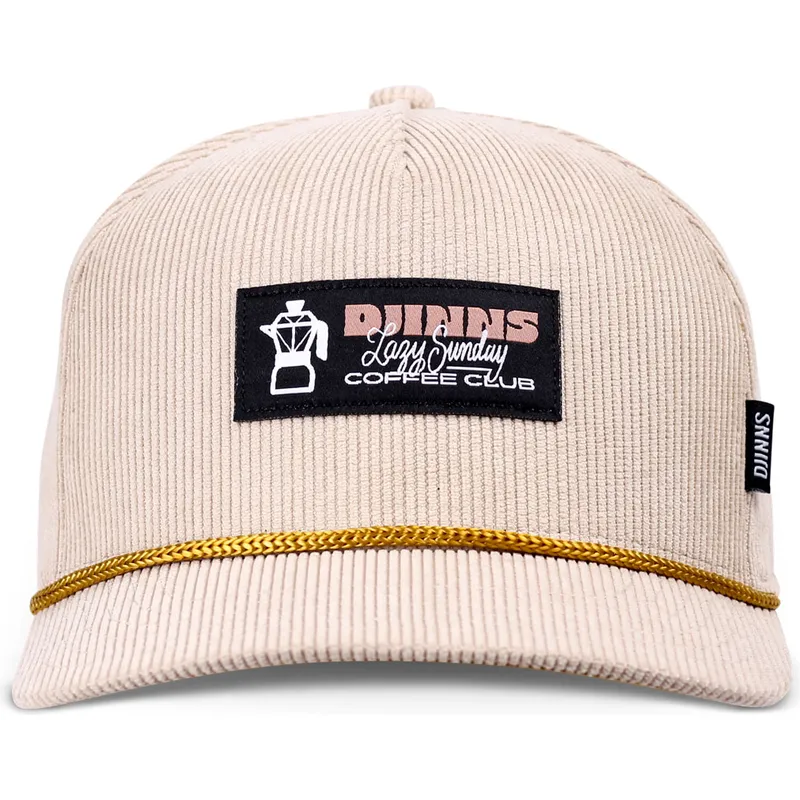 beige-gebogene-snapback-kappe-hft-sunday-coffee-cord-von-djinns