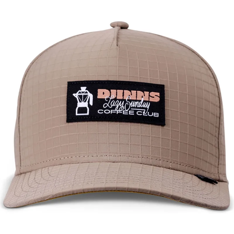 gorra-curva-marron-snapback-hft-sunday-coffee-ripstop-de-djinns