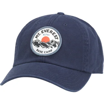 Gorra curva azul marino ajustable Mount Everest Hepcat de American Needle