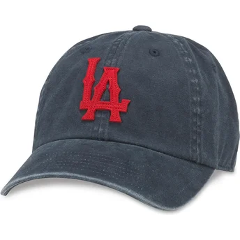 Sapkák ívelt sötétkék állítható pánt Los Angeles Angels Archive Los Angeles Angels MLB American Needle