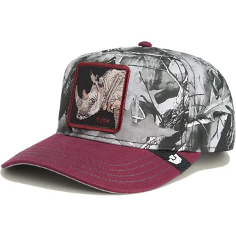 Sapkák ívelt piros snapback Tuff Camo Desaturated Camo The Farm Goorin Bros.
