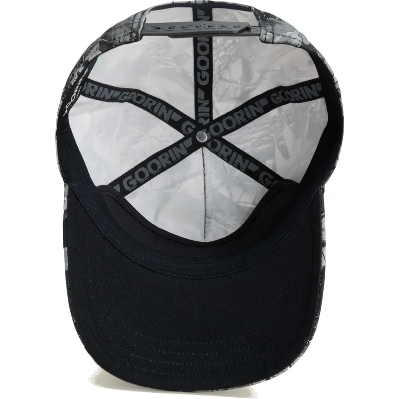 kurvad-keps-kamouflage-snapback-buffel-ruthless-camo-desaturated-camo-the-farm-fran-goorin-bros