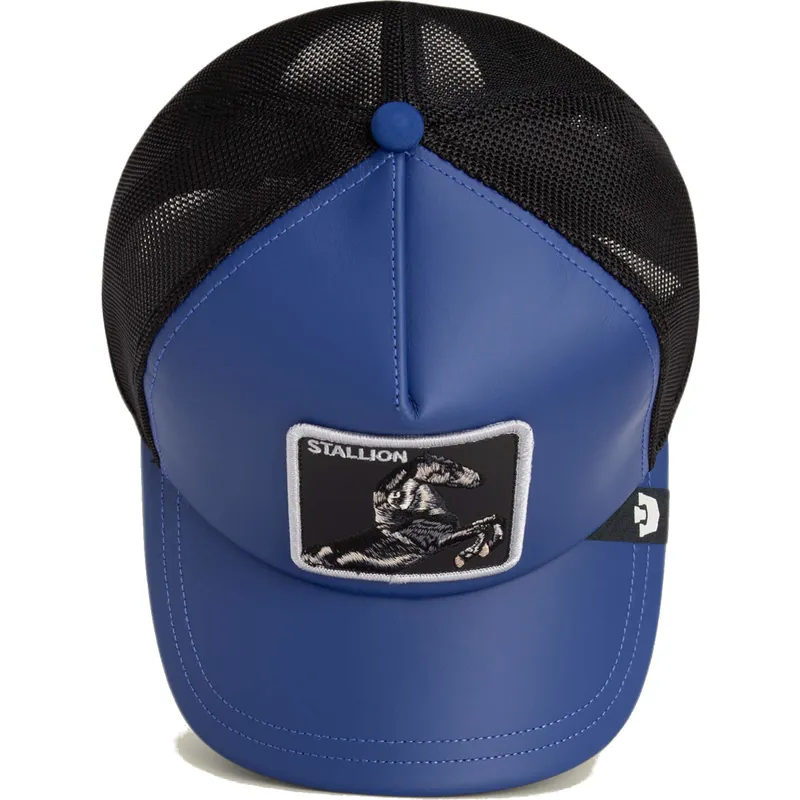 gorra-trucker-azul-y-negra-caballo-lfg-stallion-pre-game-seasonal-the-farm-de-goorin-bros