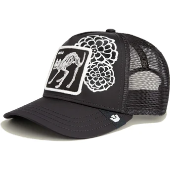 Sapkák ívelt fekete snapback gato Dia de Michi Dia Los Muertos The Farm The Farm de Goorin Bros.