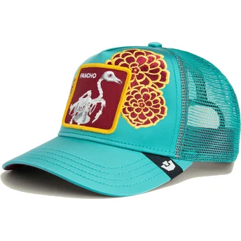 Goorin Bros. Flamingo Dia De Pancho Dia De Los Muertos The Farm Blue Trucker Hat